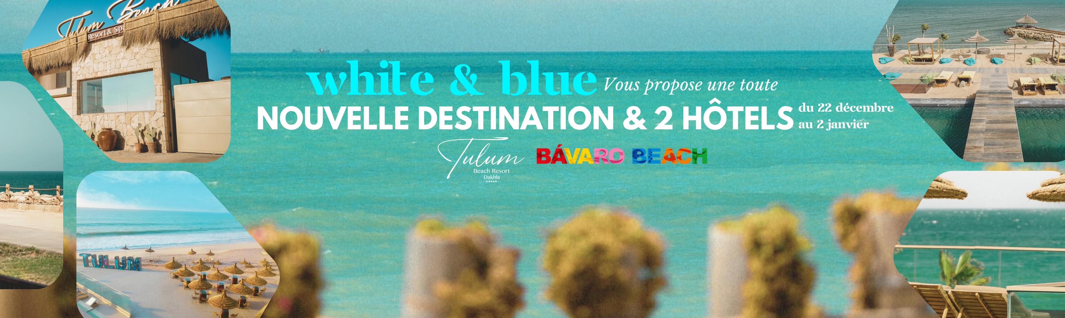 White and Blue Souccot