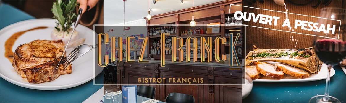 Restaurant chez Franck - ouvert Pessah