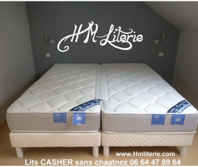 Literie & Lit Cacher HMLiterie: Lits Casher sans Chaatnez - logo