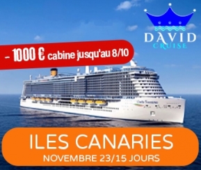 Voyages Cacher DAVID CRUISE- Iles Canaries - 11/23 - 1