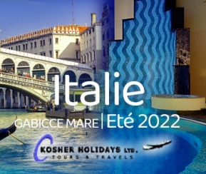 Kosher Holidays Italie Eté 2022 - 2