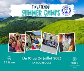 Voyages Cacher Tikvatenou Summer Camps "La bourboule" - 1