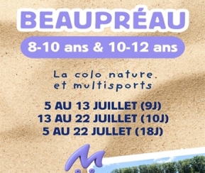 Voyages Cacher Moadon Beaupréau- 8-10 ANS / 10-12 ANS - logo