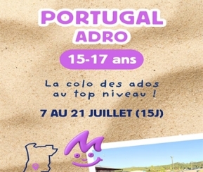 Voyages Cacher Moadon Portugal Adro - 15-17 ANS - logo