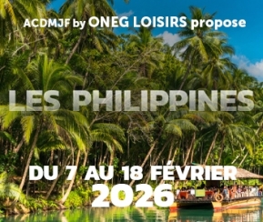 Voyages Cacher Oneg Loisirs & ACDMJF - Les Philippines 2026 - logo