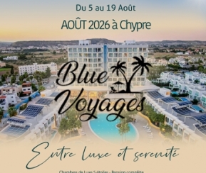 Blue Vouges Blue Voyages Chypre Août 2026 | Voyager cacher à Chypre - Alloj