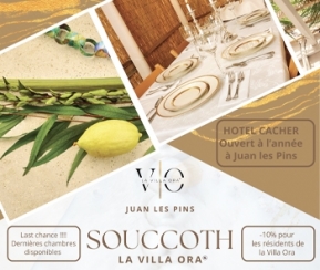 Voyages Cacher La villa Ora Juan les Pins Souccot - logo