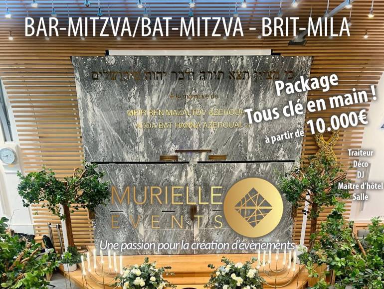 cover Murielle Events - Bar-mitzva