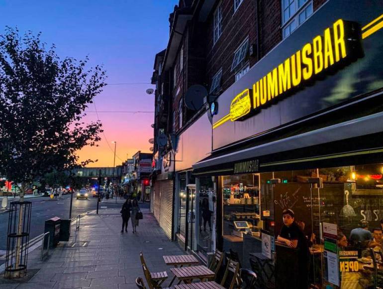 Hummus Bar Restaurant Cacher à Londres